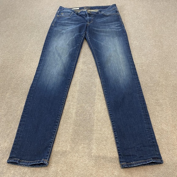 Kut from the Kloth Diana Skinny Jeans Womens 6 Blue Stretch Denim Mid Rise Pants - Picture 1 of 11